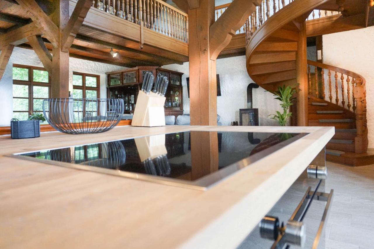 Ruhe Unter Reet-Haus Mit Sauna, Whirlpool Und Kamin Gnarrenburg Exterior foto